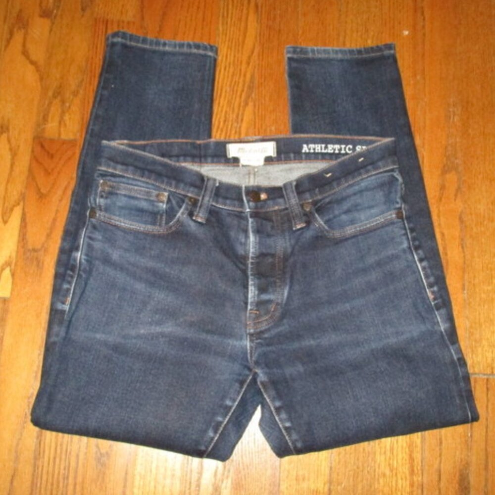 MADEWELL Athletic Slim Selvedge Jeans Sz 30 - Picture 10 of 12